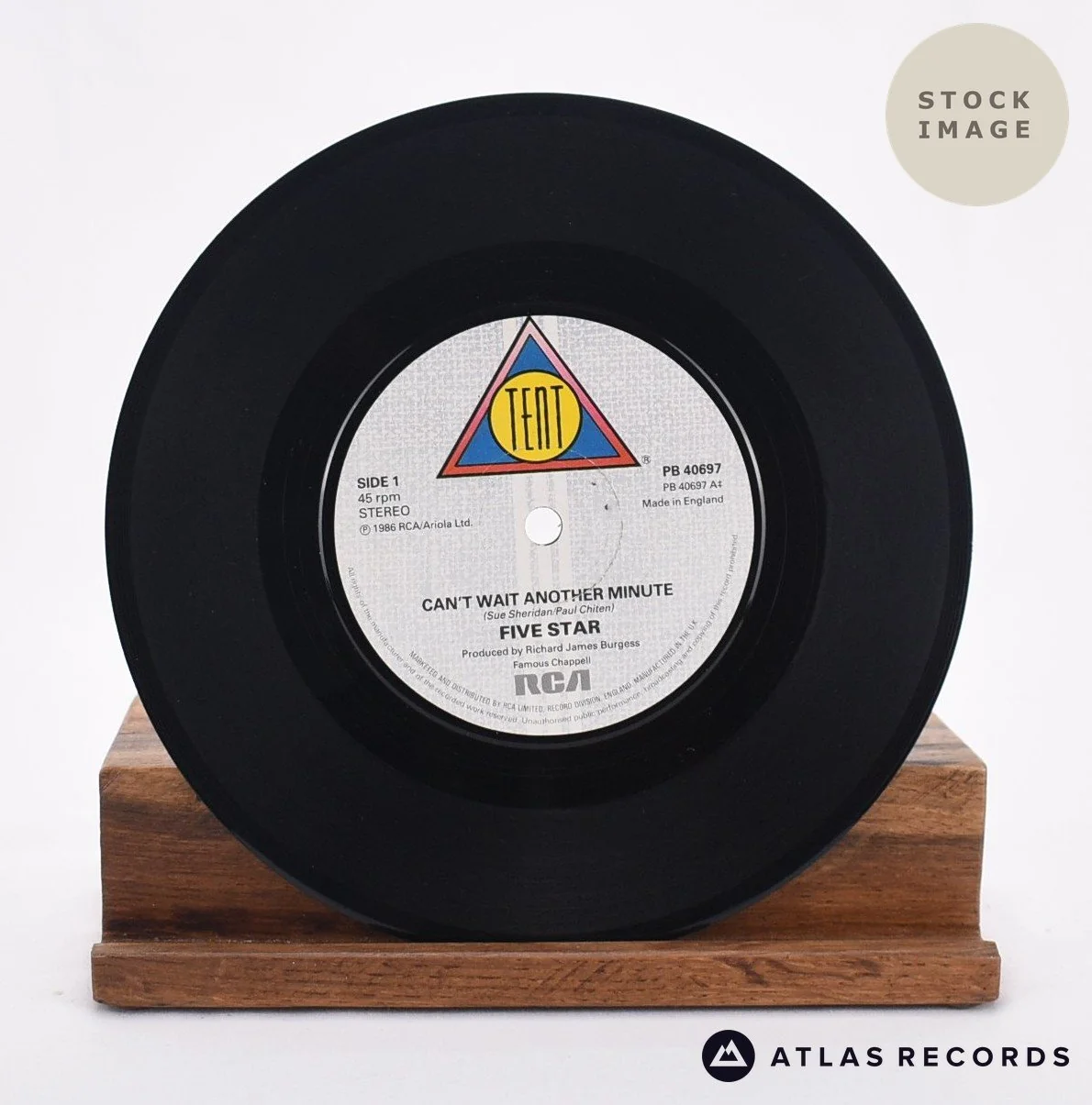 Five Star - Can't Wait Another Minute - 7" Vinyl Record - Image 3