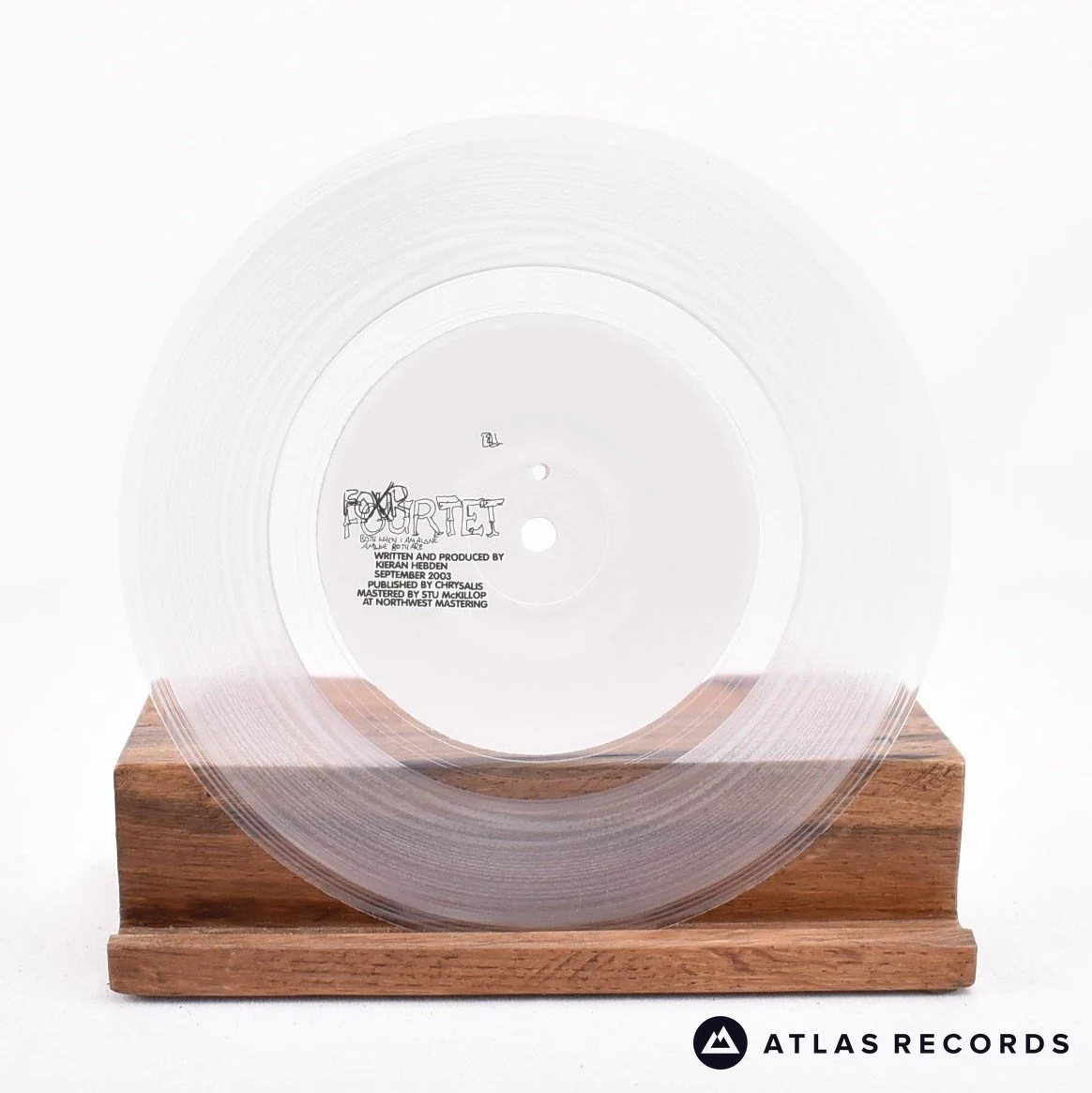 Four Tet - Split Seven Inch - Clear 7" Vinyl Record - EX/EX - Image 4