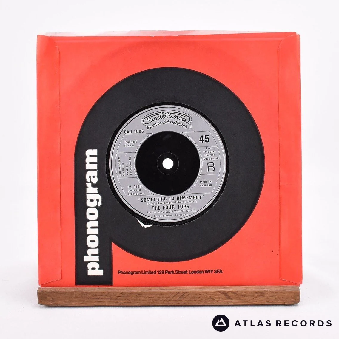 Four Tops - When She Was My Girl - 7" Vinyl Record - VG+/EX - Image 2