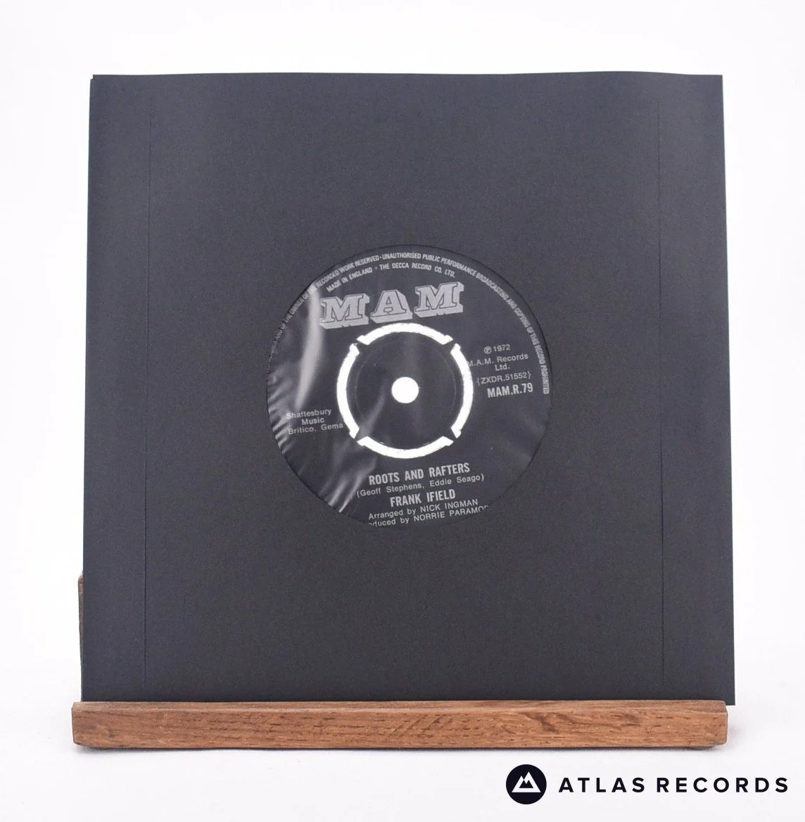 Frank Ifield - Daddy Don't You Walk So Fast/Roots and Rafters - 7" Vinyl Record - VG+ - Image 2