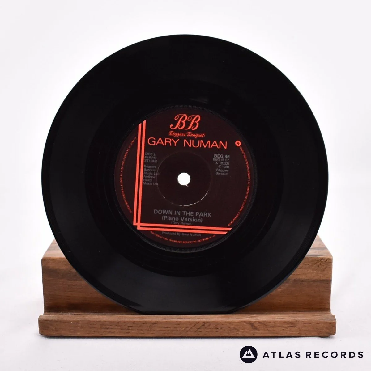 Gary Numan - I Die: You Die - Strawberry 7" Vinyl Record - EX/EX - Image 4