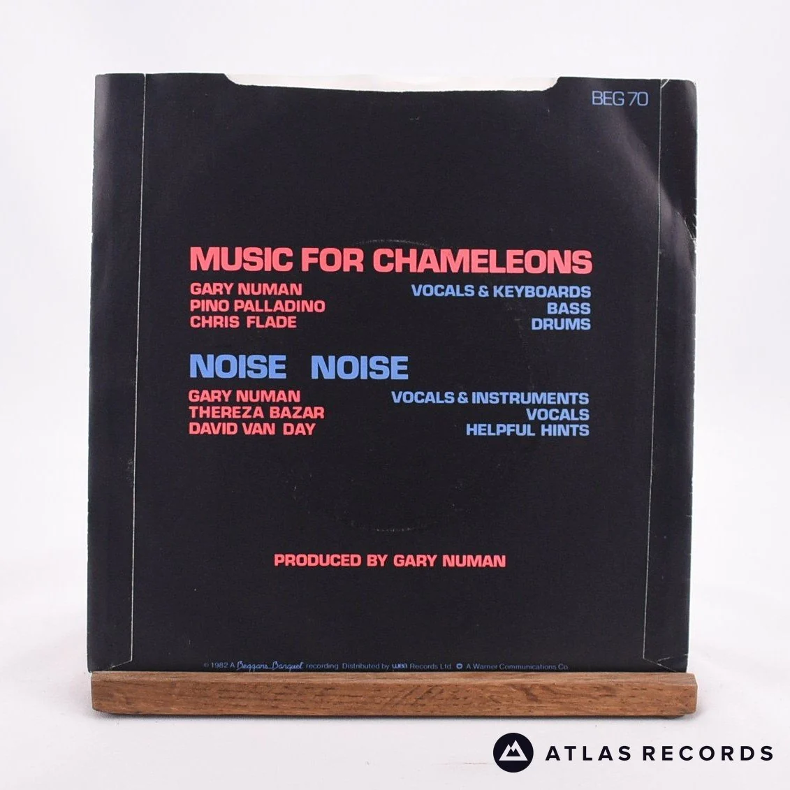Gary Numan - Music For Chameleons - 7" Vinyl Record - VG+/EX - Image 2