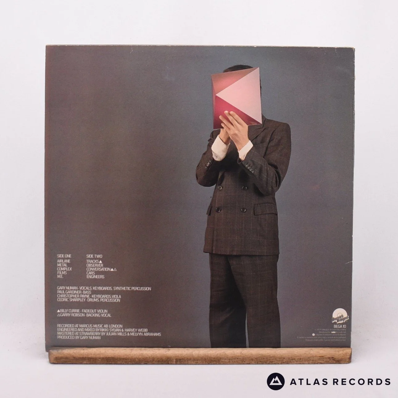 Gary Numan - The Pleasure Principle - Strawberry A1 B1 LP Vinyl Record - VG+/EX - Image 2