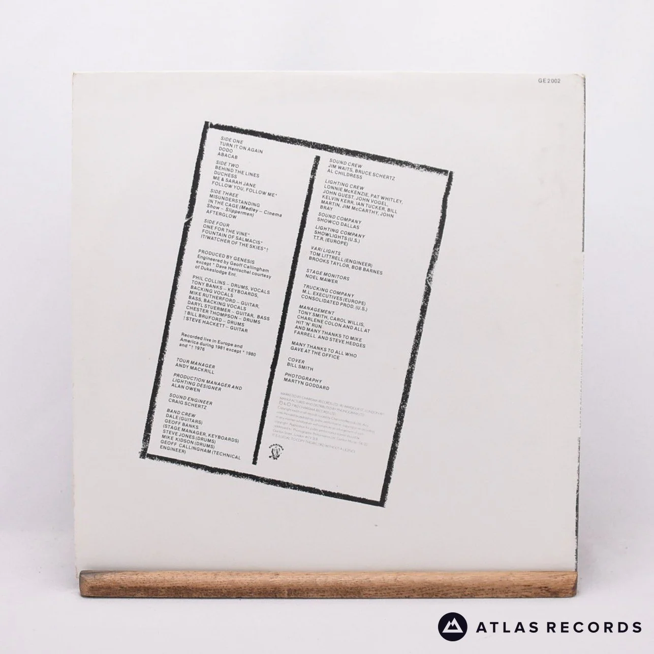 Genesis - Three Sides Live - Gatefold 2 x LP Vinyl Record - EX/EX - Image 3