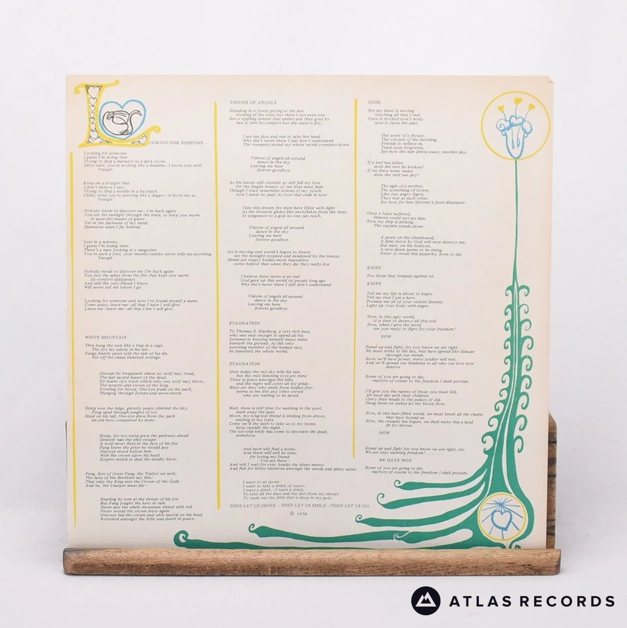 Genesis - Trespass - Lyric Sheet A//3 2Y//5 LP Vinyl Record - EX/EX - Image 6