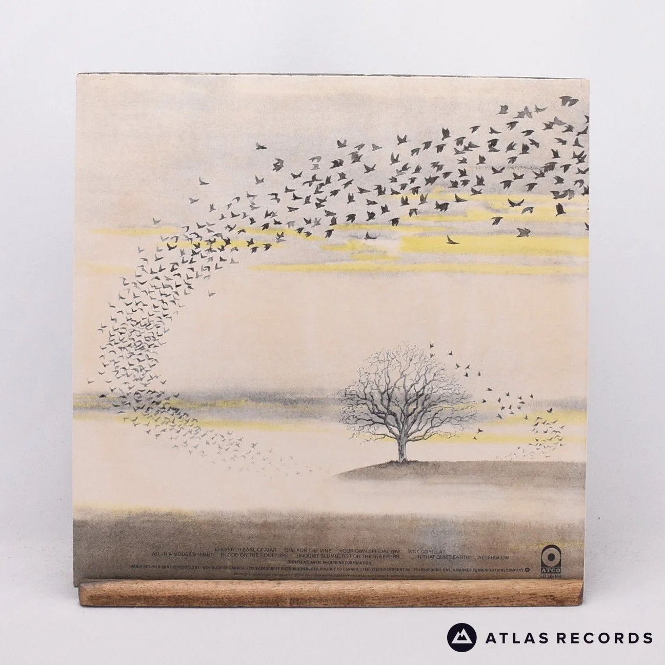 Genesis - Wind & Wuthering - Repress Canada LP Vinyl Record - EX/EX - Image 2