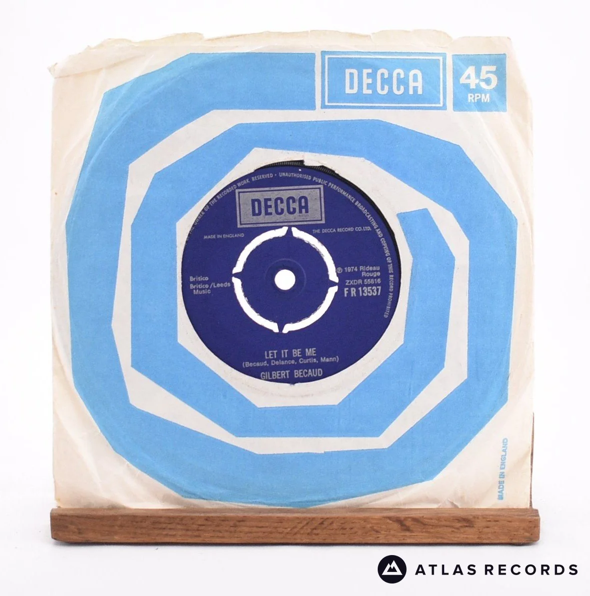 Gilbert Bécaud - A Little Love And Understanding - 7" Vinyl Record - VG+/VG+