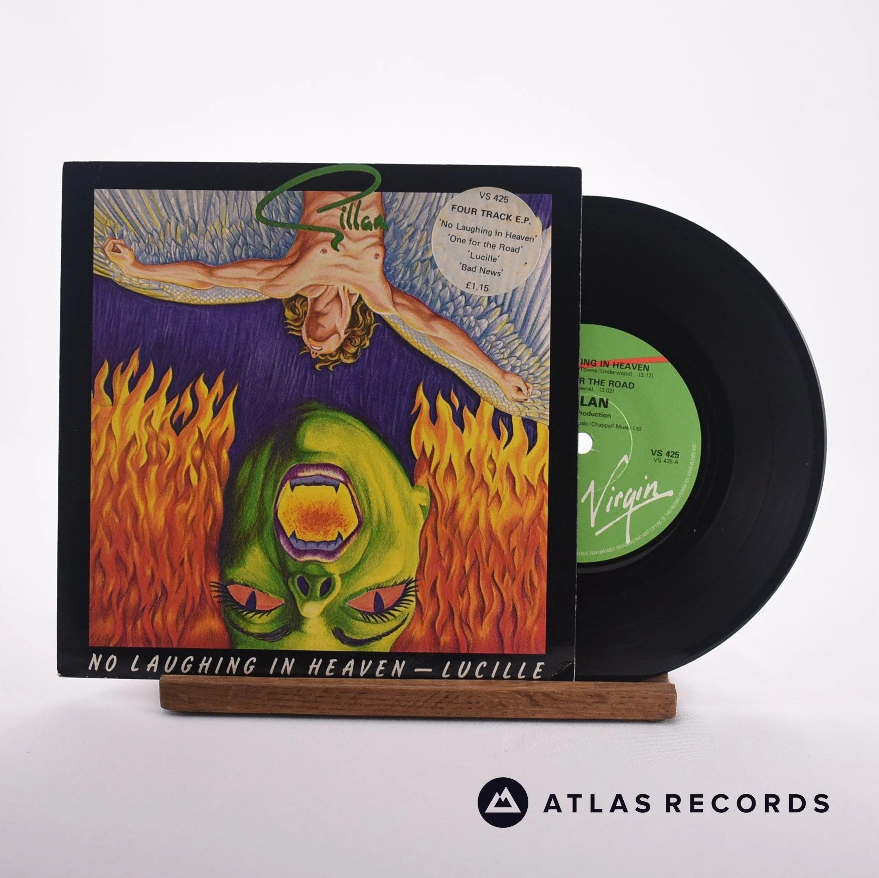 Gillan - No Laughing In Heaven - 7" EP Vinyl Record - EX/EX