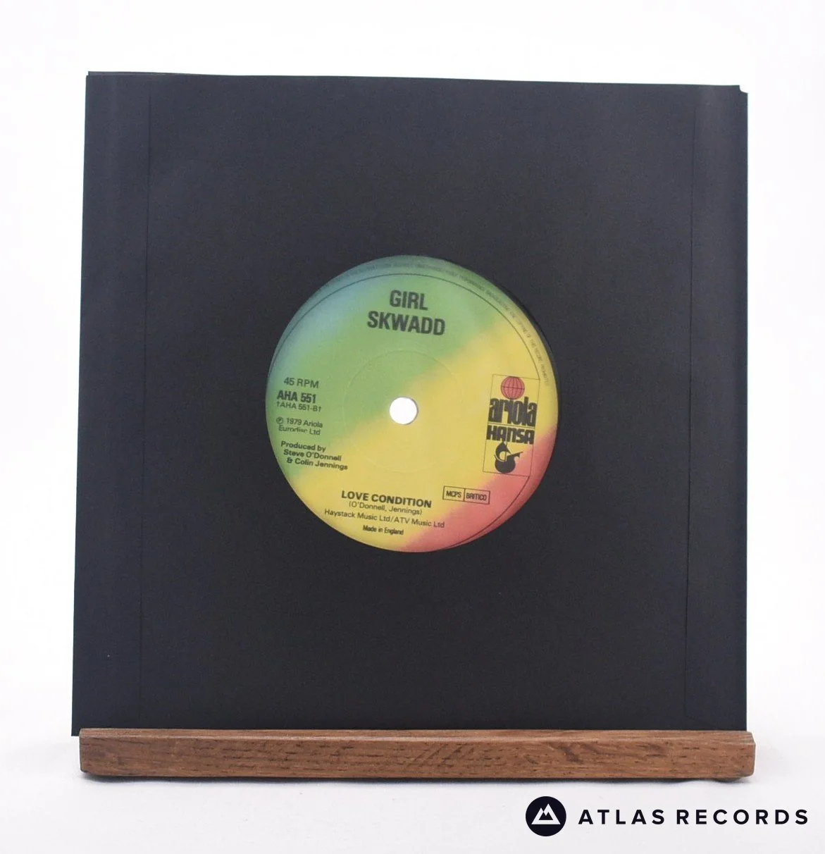 Girl Skwadd - Sweet Talk - 7" Vinyl Record - EX - Image 2