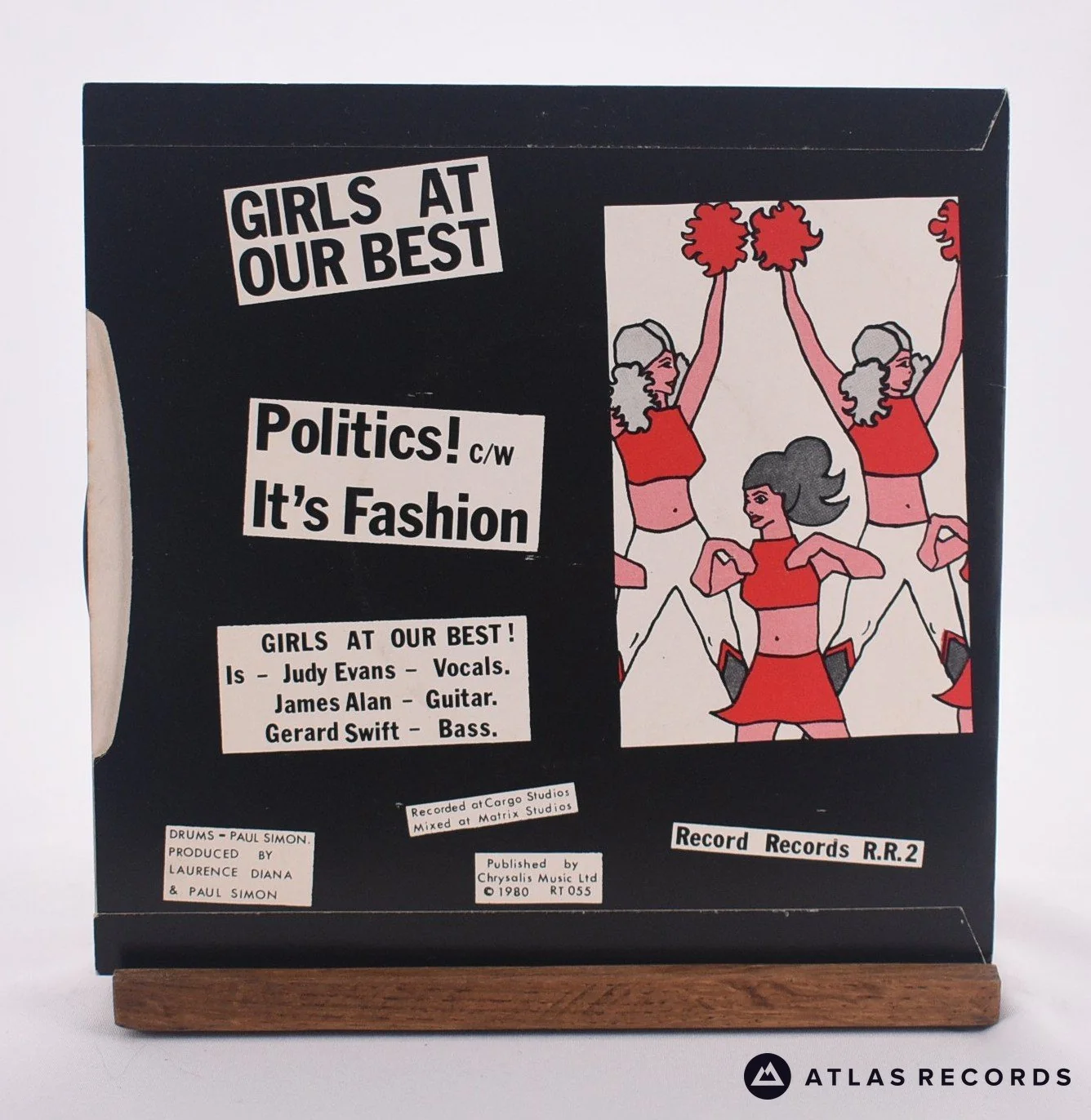 Girls At Our Best - Politics! - 7" Vinyl Record - VG+/VG+ - Image 2