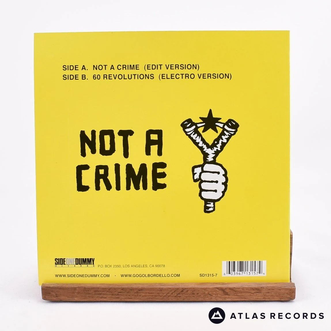 Gogol Bordello - Not A Crime - 7" Vinyl Record - NM/NM - Image 2