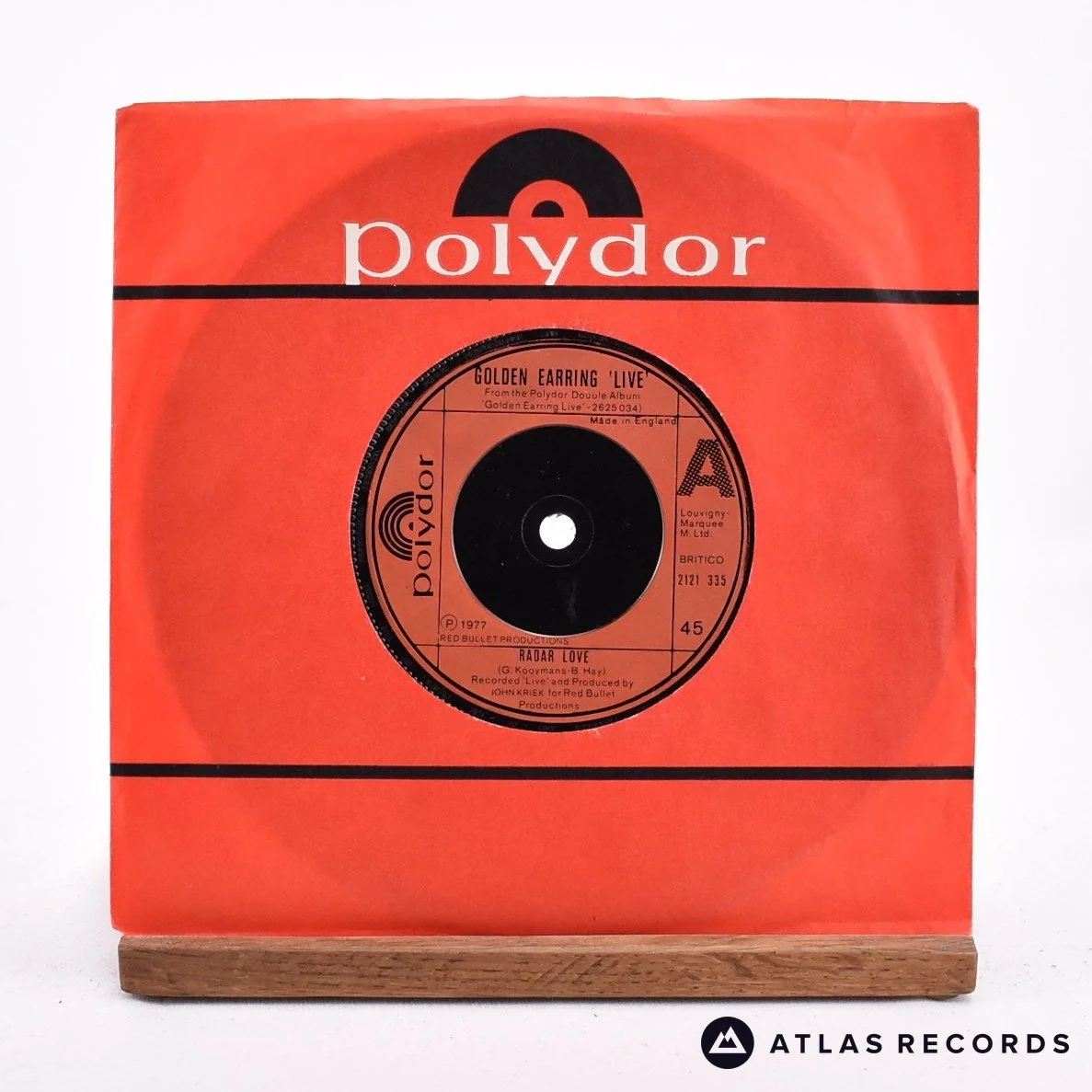 Golden Earring - Radar Love - 7" Vinyl Record - VG+/EX