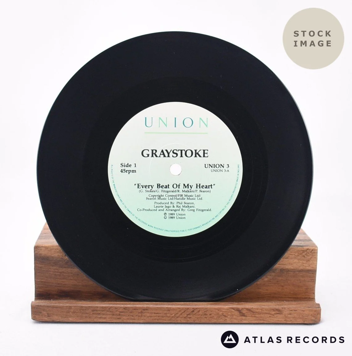 Graystoke - Every Beat Of My Heart - 7" Vinyl Record - Image 3