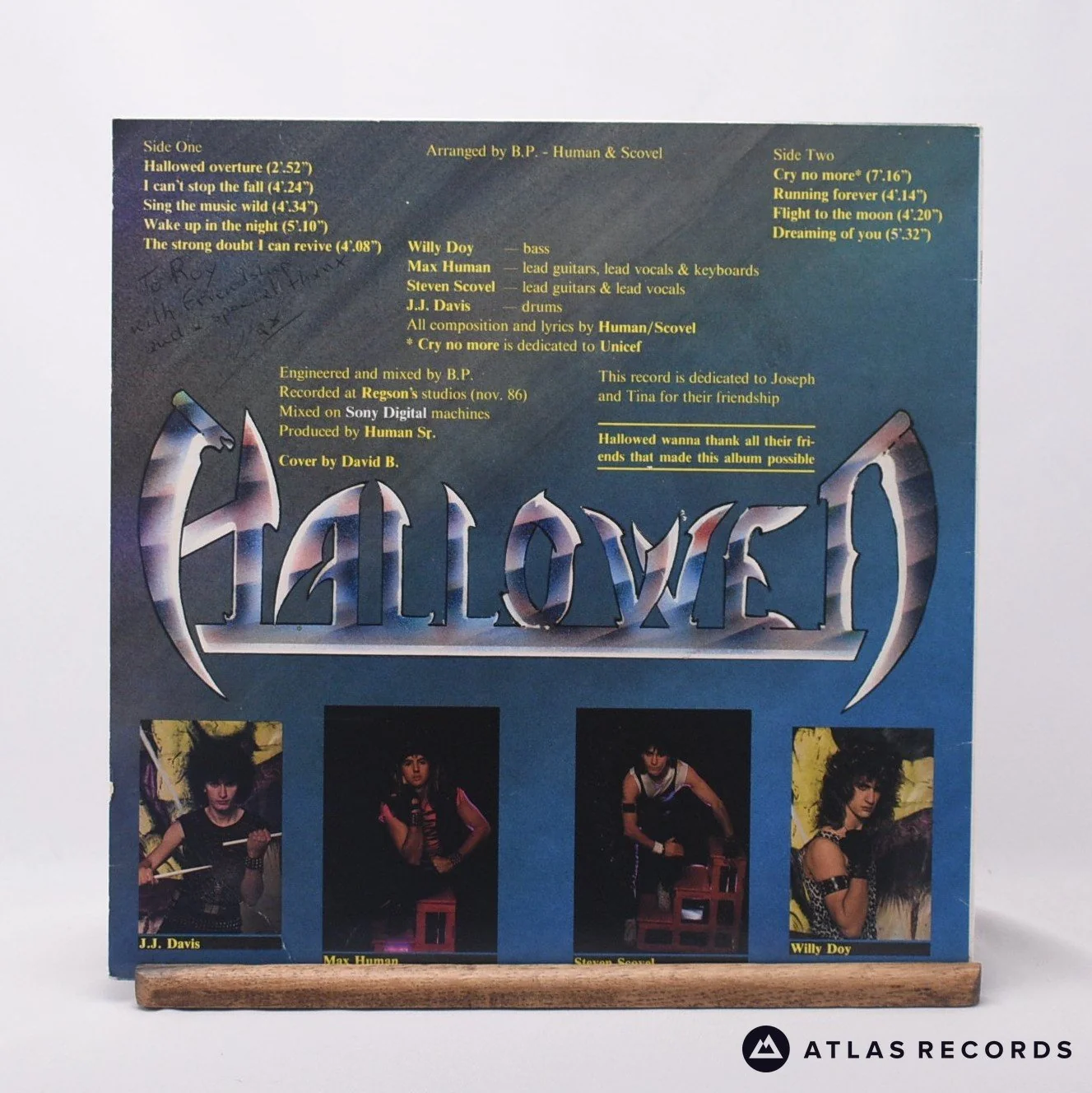 Hallowed - Hallowed - LP Vinyl Record - VG+/VG+ - Image 2