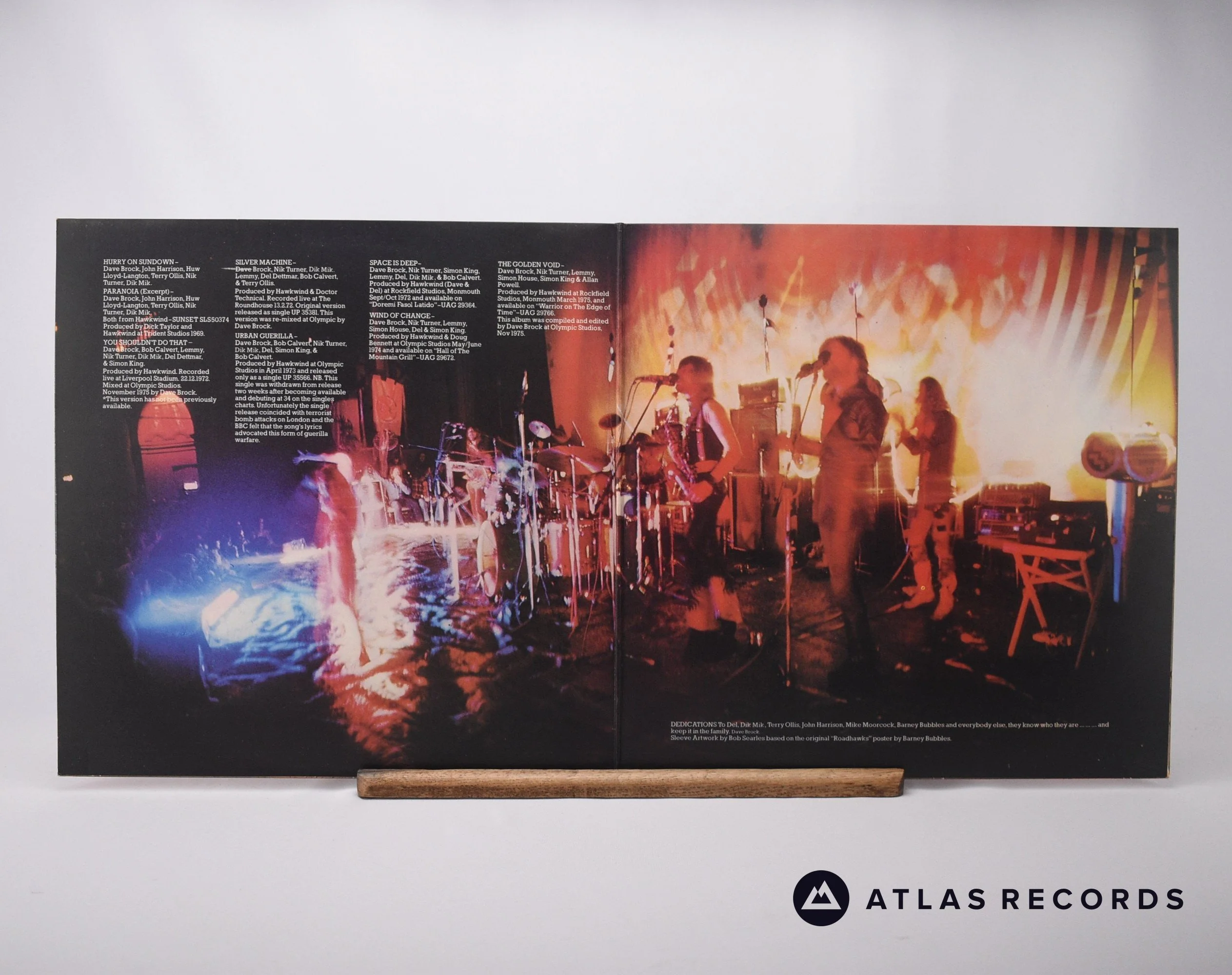 Hawkwind - Roadhawks - Gatefold A-3 B-2 LP Vinyl Record - EX/VG+ - Image 2