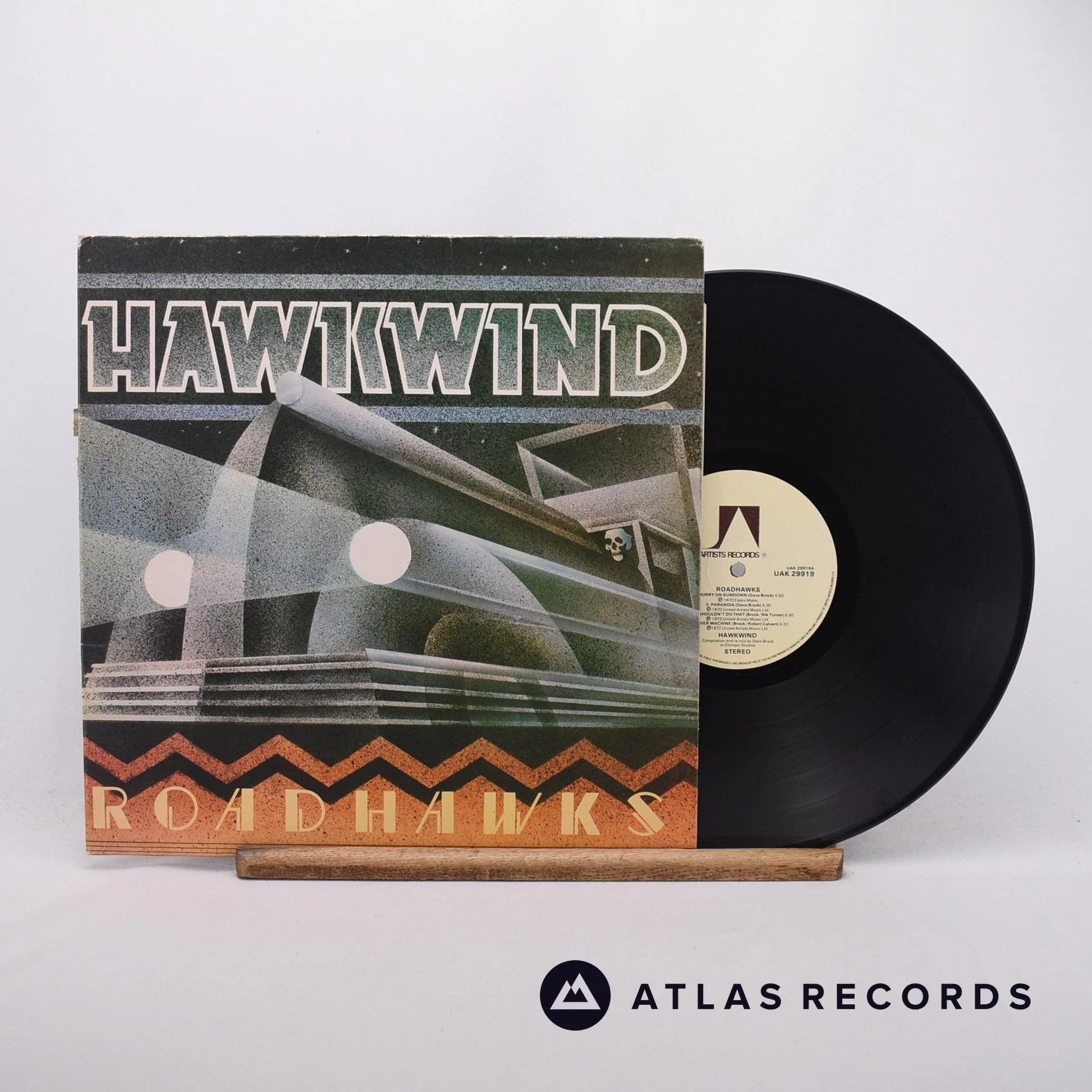 Hawkwind - Roadhawks - Repress A-3 B-2 LP Vinyl Record - VG+/VG+