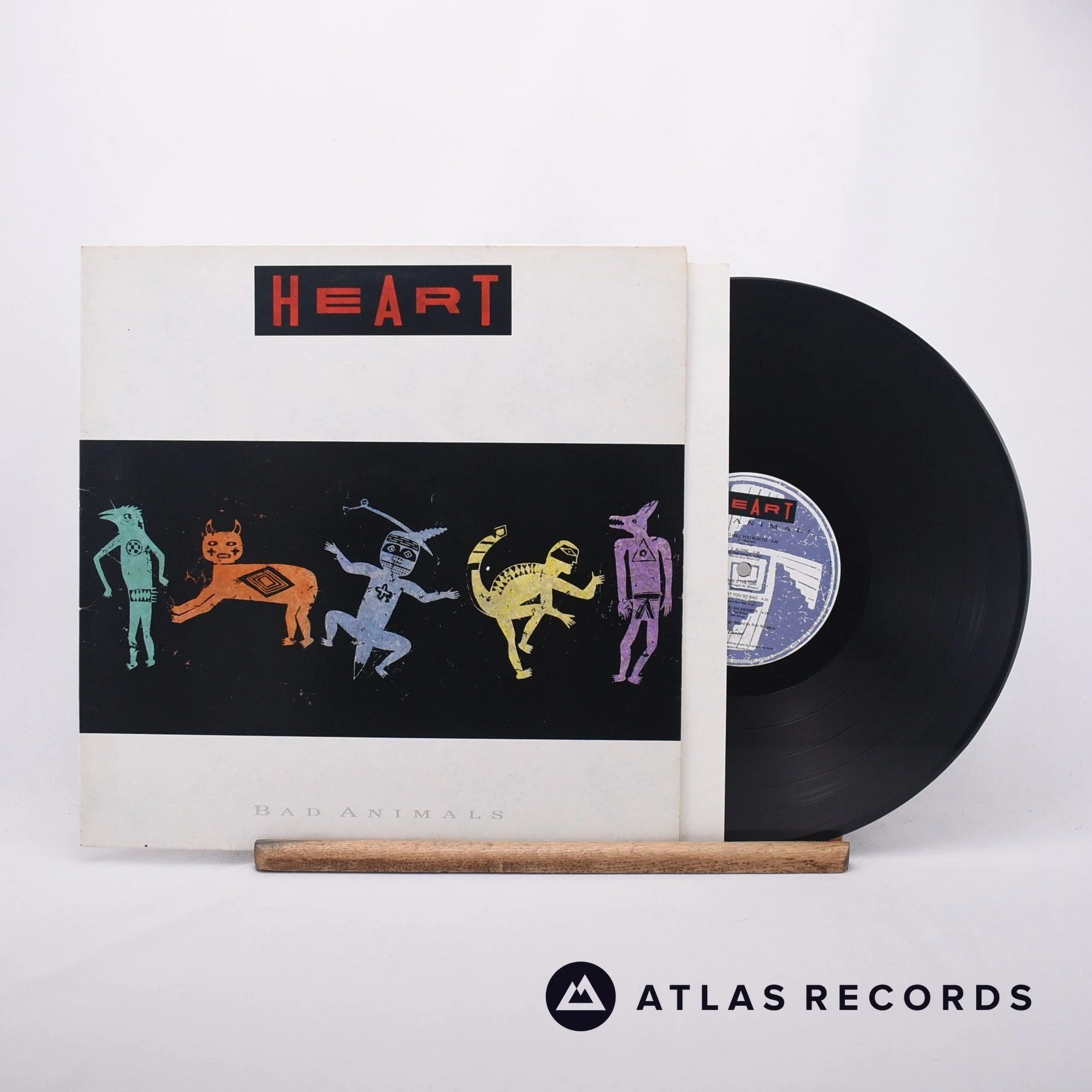 Heart - Bad Animals - LP Vinyl Record - EX/VG+