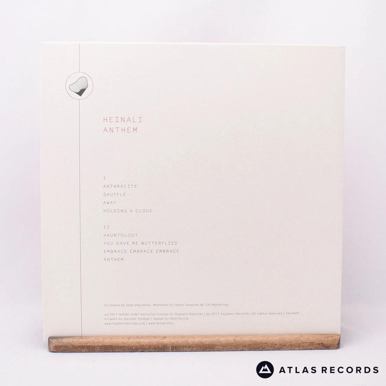 Heinali - Anthem - Red Transparent Limited Edition LP Vinyl Record - EX/NM - Image 2