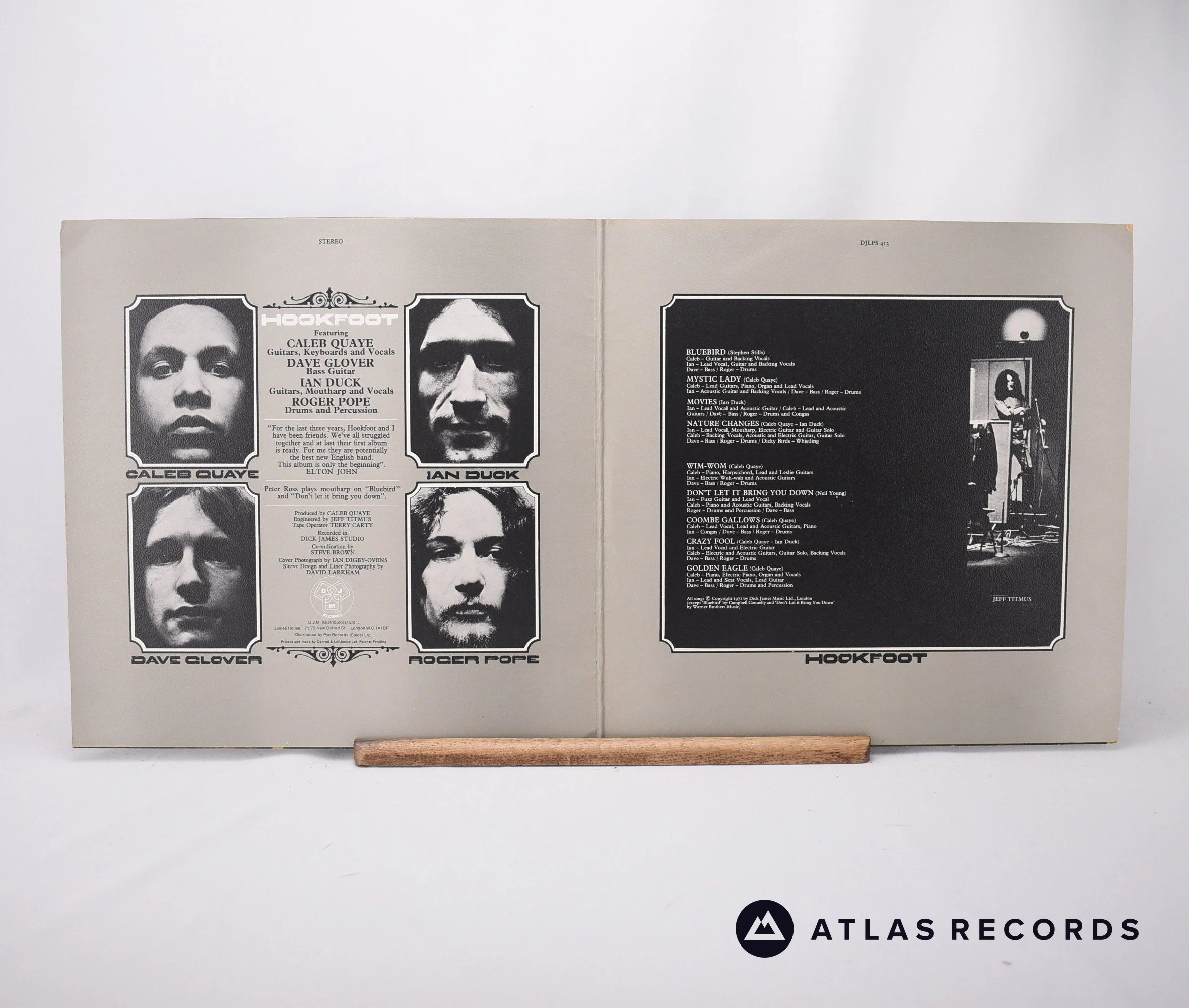 Hookfoot - Hookfoot - Textured Sleeve Gatefold LP Vinyl Record - VG+/EX - Image 2