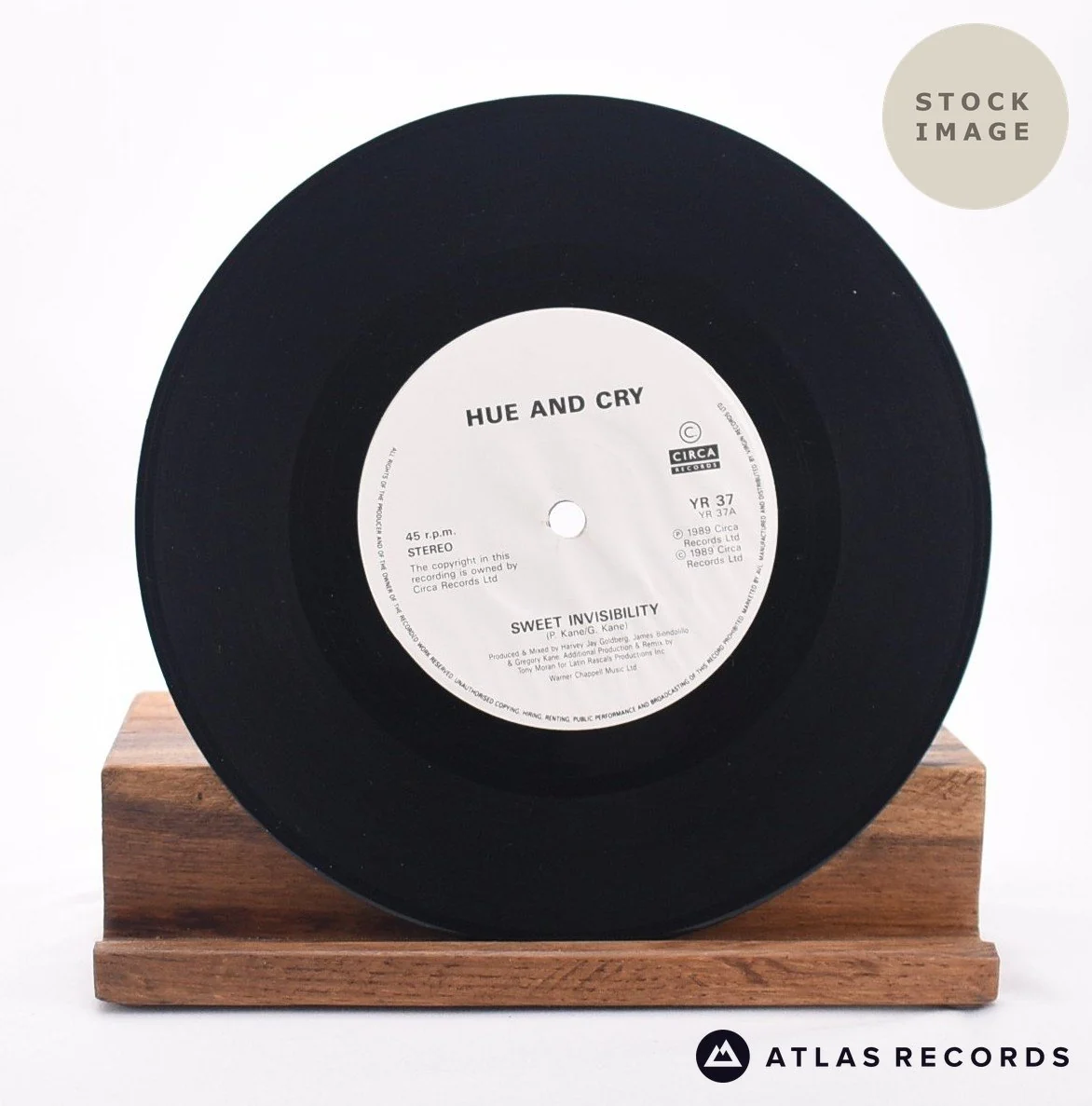 Hue & Cry - Sweet Invisibility - 7" Vinyl Record - Image 3