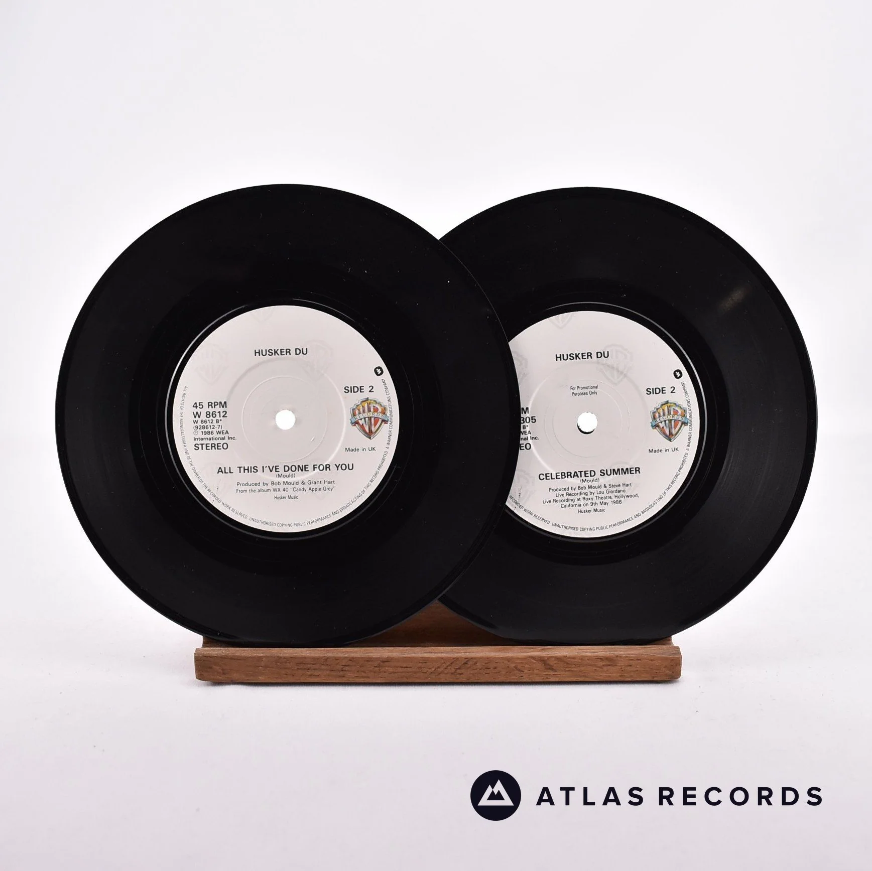 Hüsker Dü - Sorry Somehow - Bonus 7' Limited Edition 2 x 7" Vinyl Record - EX/EX - Image 4