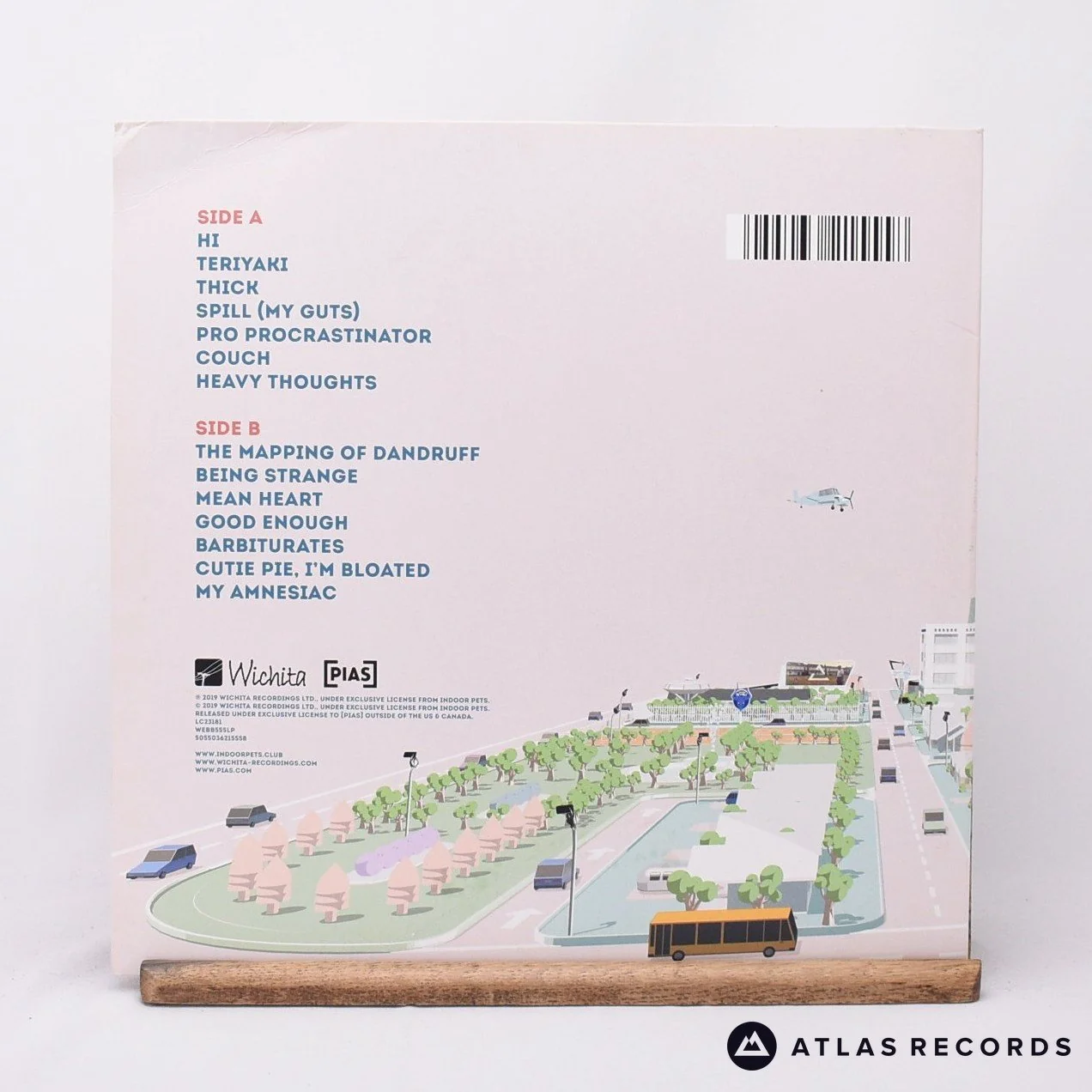 Indoor Pets - Be Content - White Insert Limited Edition LP Vinyl Record - VG+/EX - Image 3