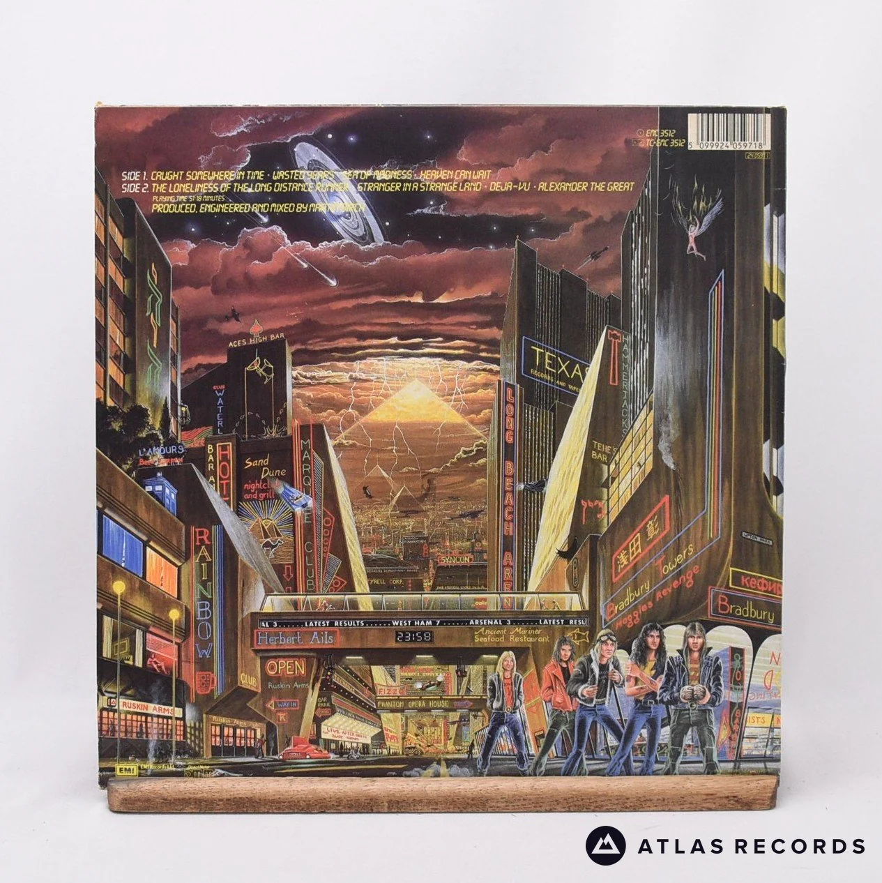 Iron Maiden - Somewhere In Time - A B LP Vinyl Record - EX/VG+ - Image 2