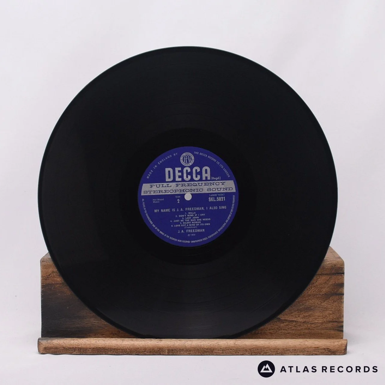 J.A. Freedman - My Name Is J.A.Freedman, I Also Sing - LP Vinyl Record - EX/VG+ - Image 4