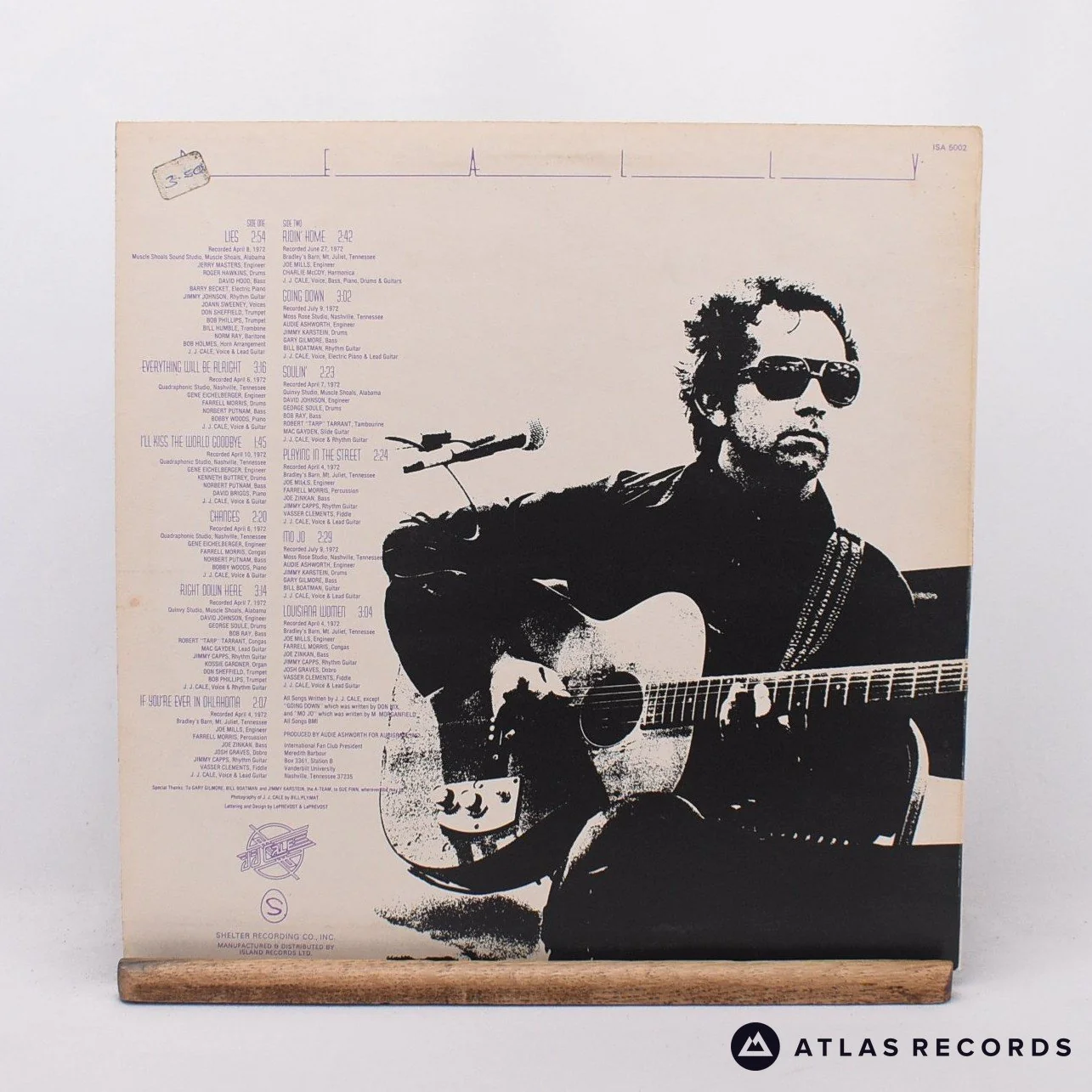 J.J. Cale - Really - LP Vinyl Record - VG+/VG+ - Image 2