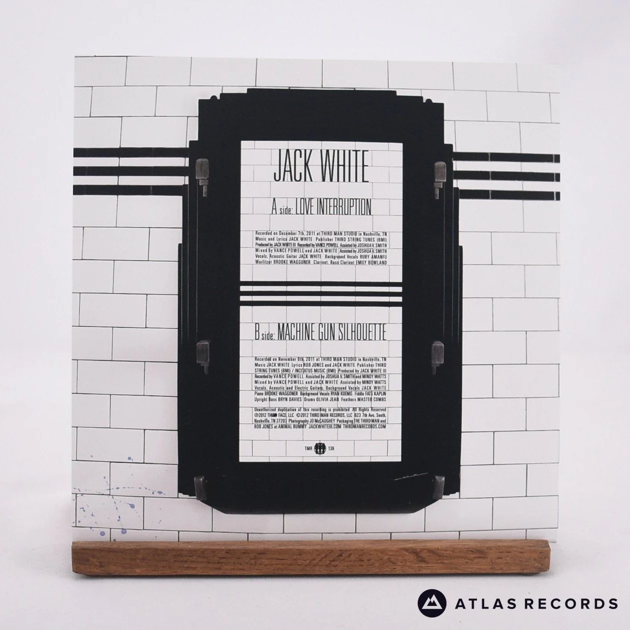 Jack White - Love Interruption - Fold-Out Sleeve Insert 7" Vinyl Record - NM/EX - Image 2