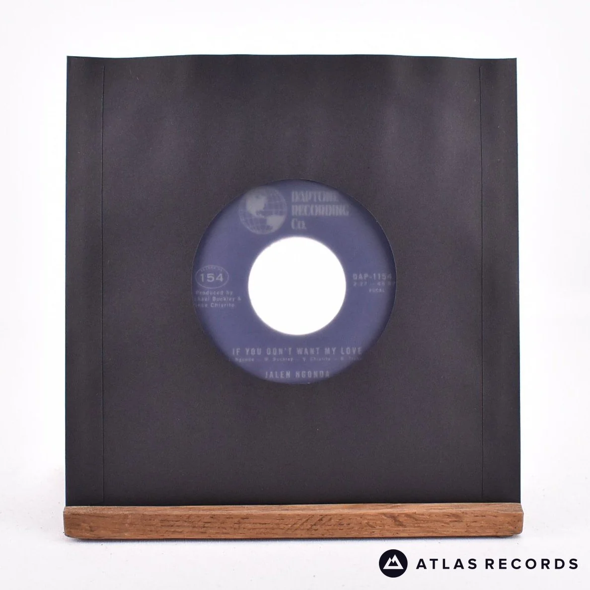 Jalen N'Gonda - Here To Stay - 7" Vinyl Record - EX - Image 2