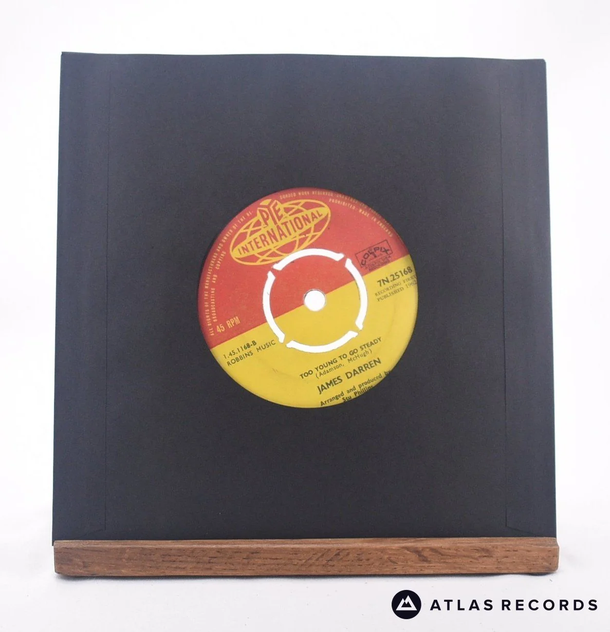 James Darren - Hail To The Conquering Hero - 7" Vinyl Record - VG+ - Image 2