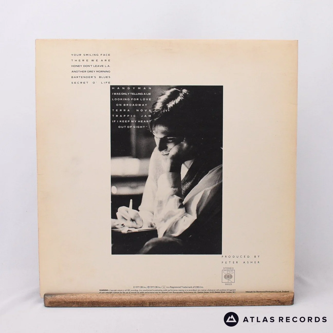 James Taylor - JT - Gatefold LP Vinyl Record - VG+/EX - Image 3