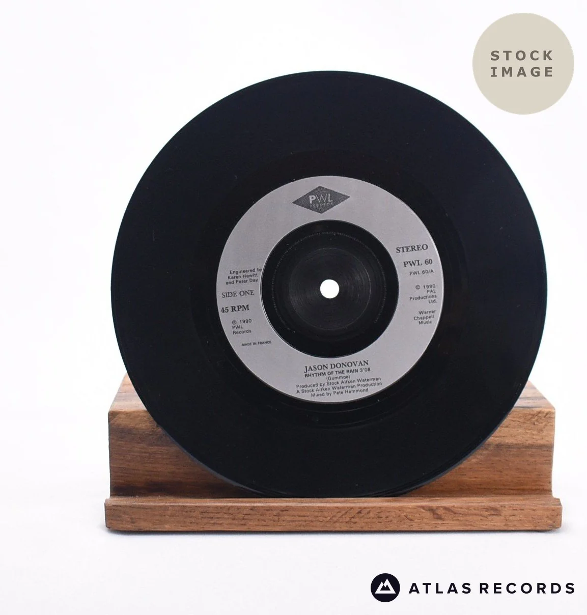 Jason Donovan - Rhythm Of The Rain - 7" Vinyl Record - Image 3