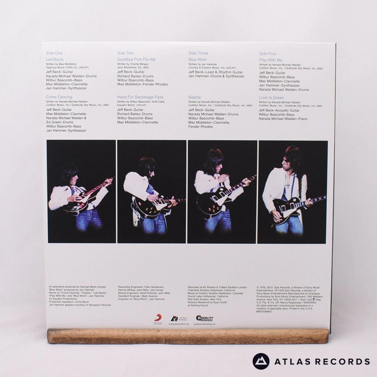 Jeff Beck - Wired - 200G Reissue -A -B -C -D 2 x LP Vinyl Record - NM/NM - Image 3