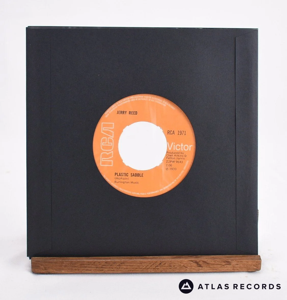 Jerry Reed - Plastic Saddle / If I Promise - 7" Vinyl Record - EX - Image 2