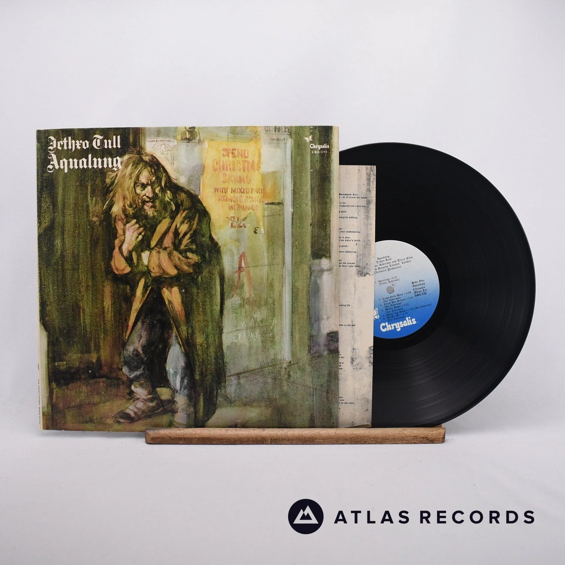 Jethro Tull - Aqualung - Lyric Sheet Reissue T1 LP Vinyl Record - EX/VG+