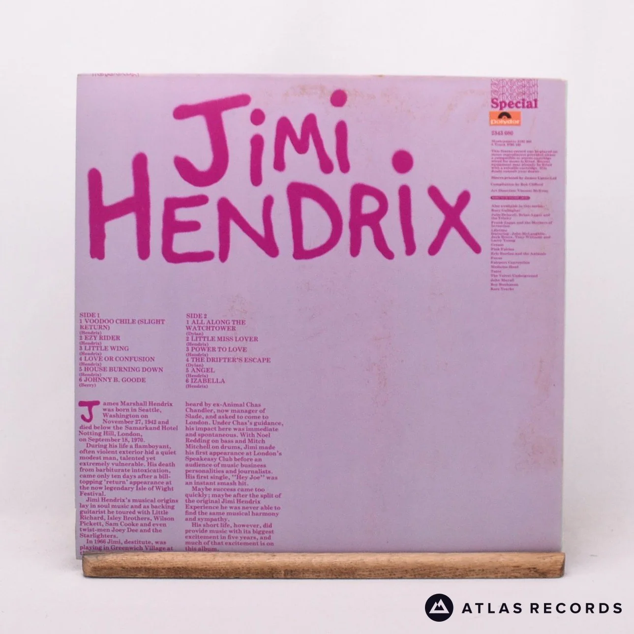 Jimi Hendrix - Jimi Hendrix - LP Vinyl Record - VG+/EX - Image 2