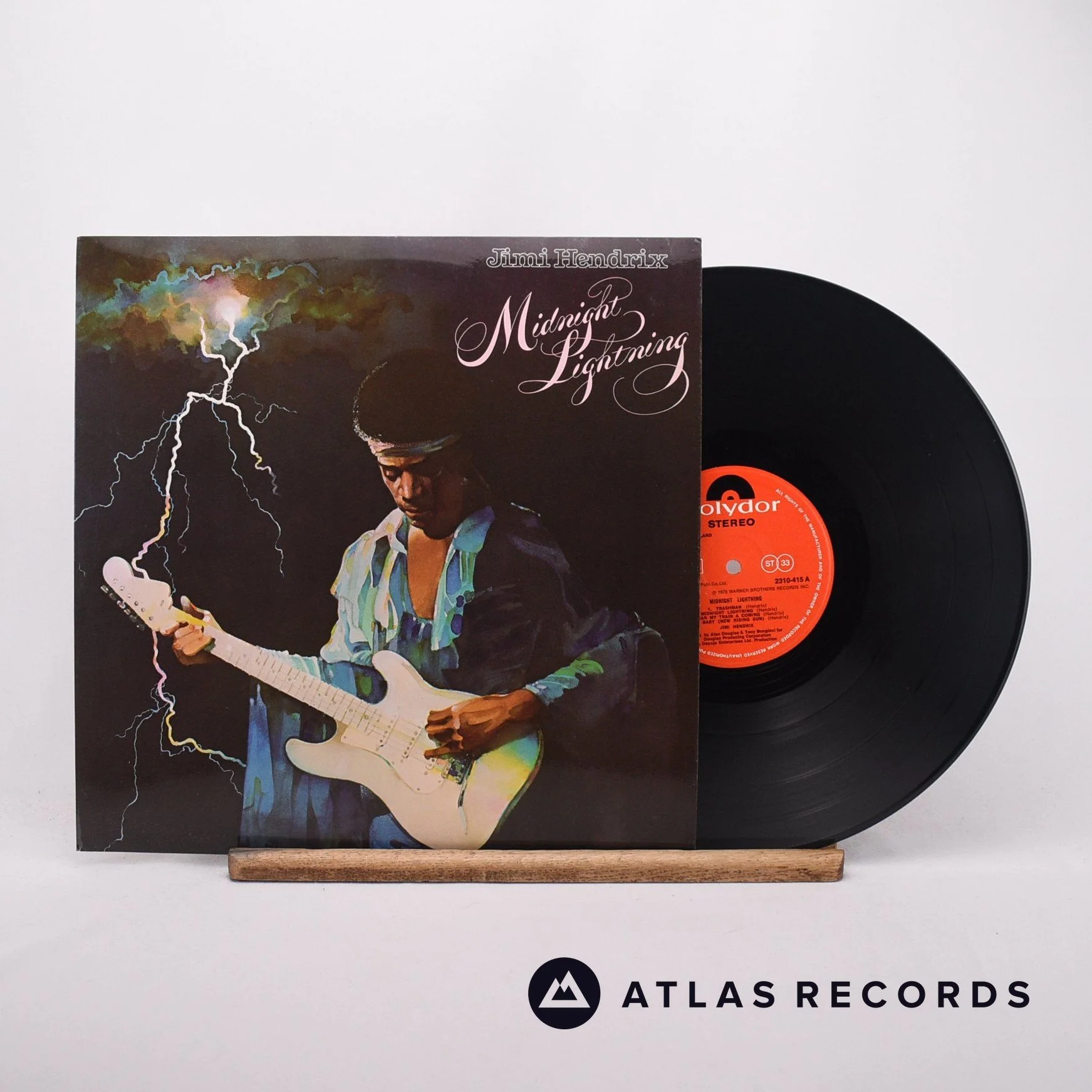 Jimi Hendrix - Midnight Lightning - First Uk Press LP Vinyl Record - EX/NM