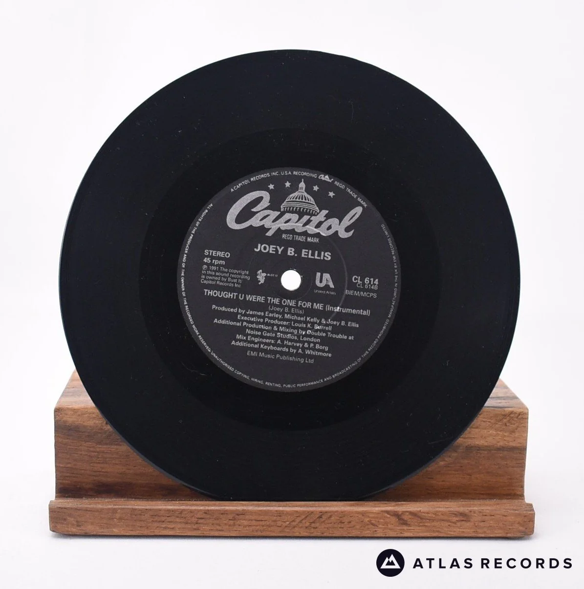 Joey B. Ellis - Thought You Were The One For Me - 7" Vinyl Record - VG+/VG+ - Image 4