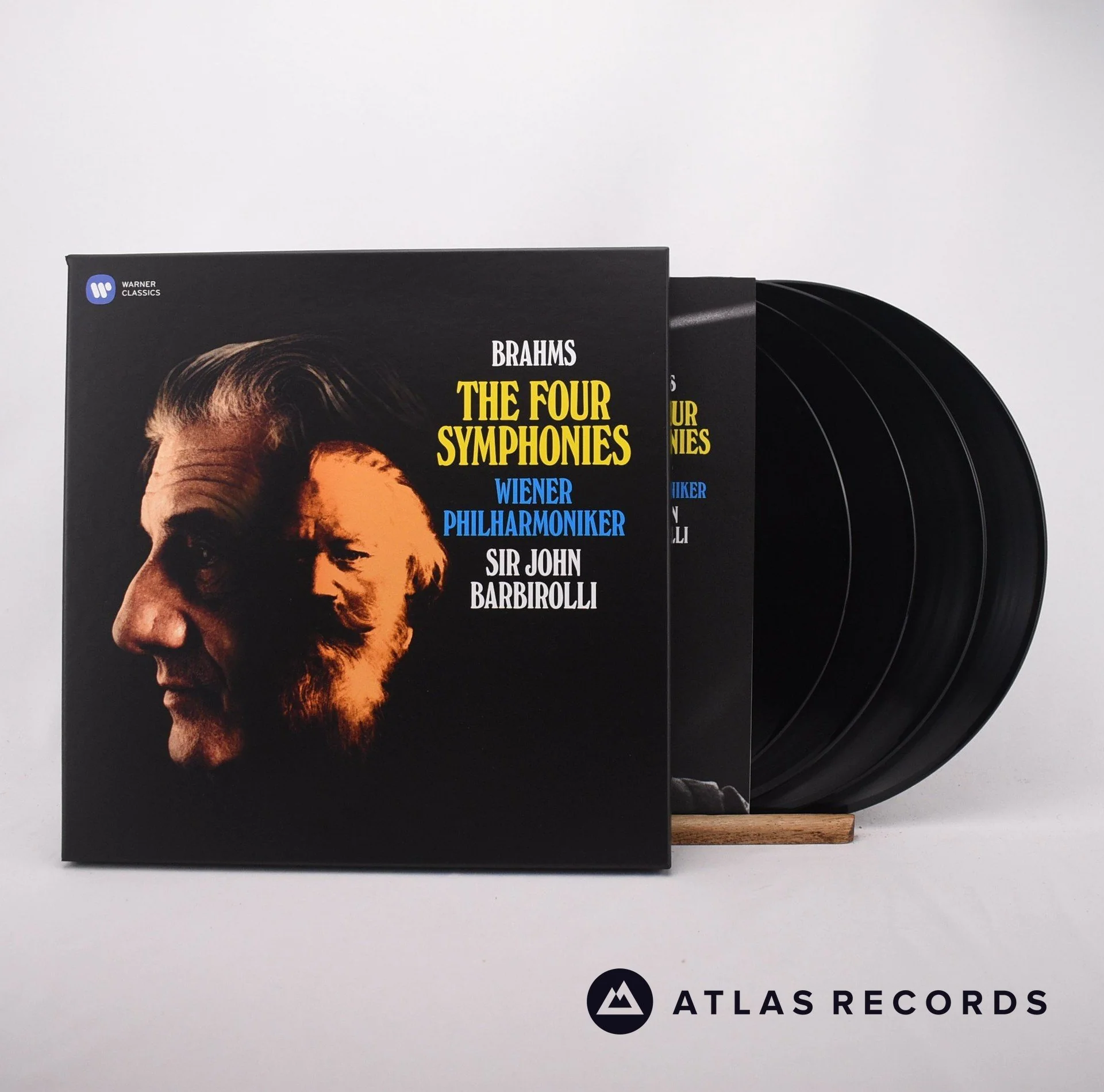 Johannes Brahms - The Four Symphonies - Booklet Us 4 x LP Vinyl Record - NM/NM