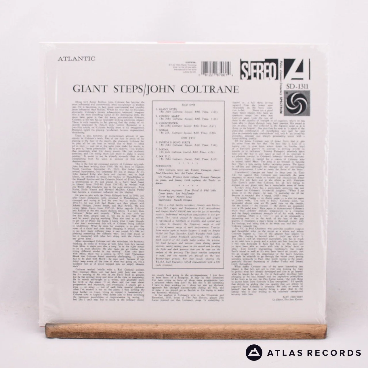 John Coltrane - Giant Steps - Reissue LP Vinyl Record - NM/NM - Image 2