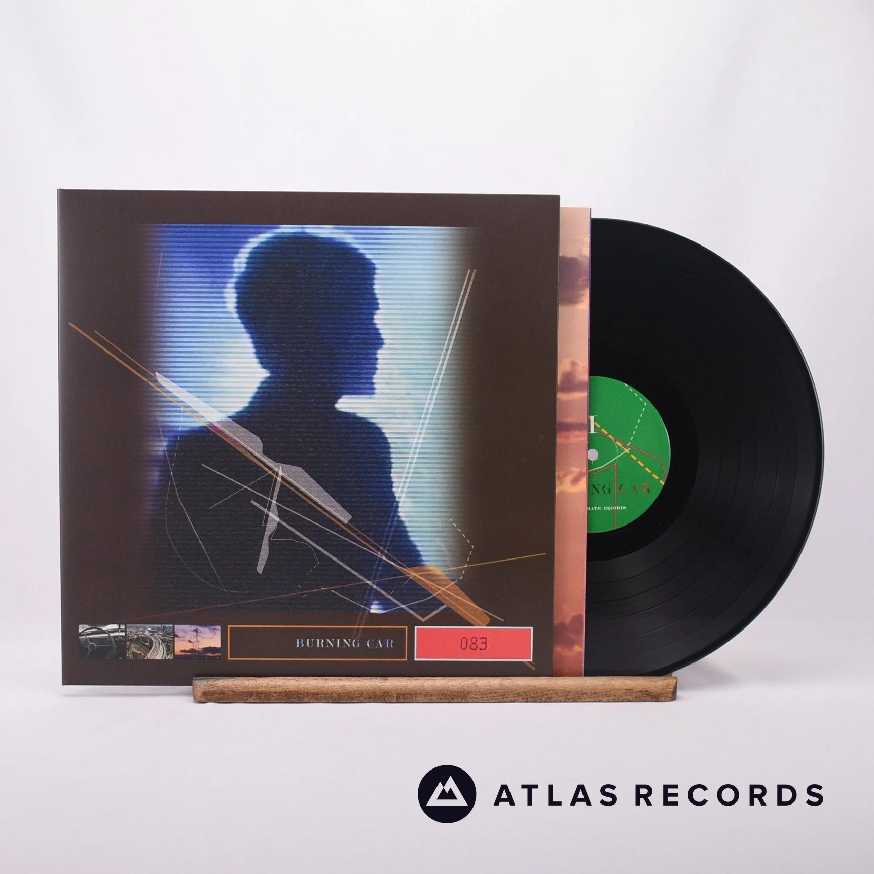 John Foxx - Burning Car - Gatefold 1/A 2/A LP Vinyl Record - NM/NM