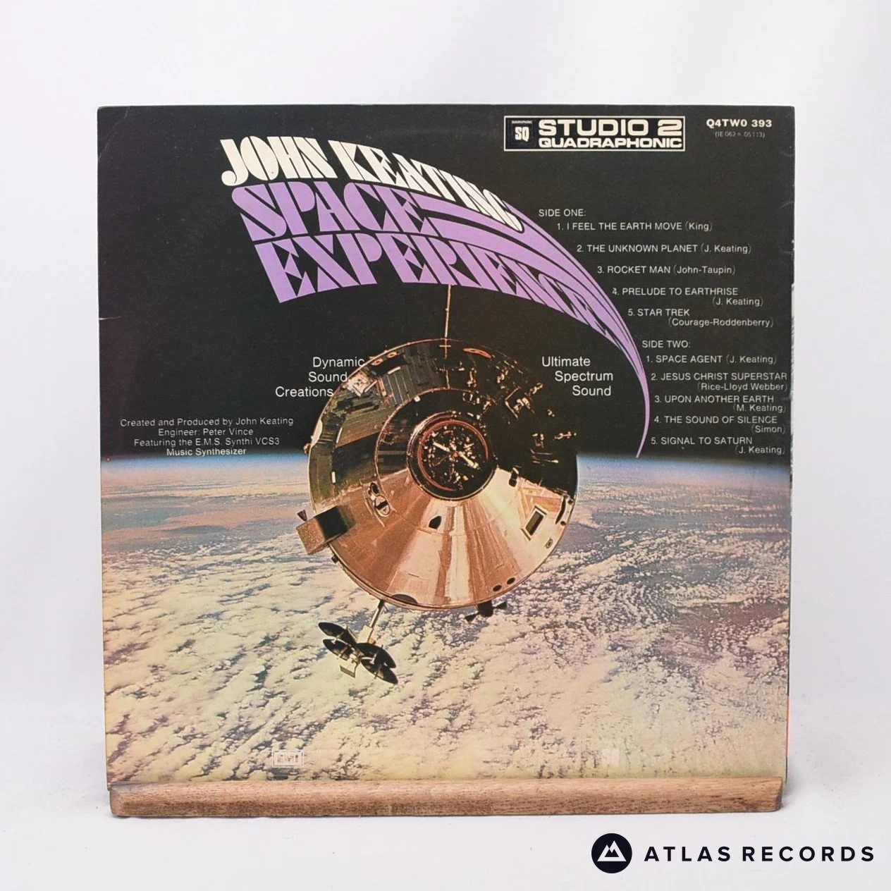 John Keating - Space Experience - LP Vinyl Record - VG+/EX - Image 2