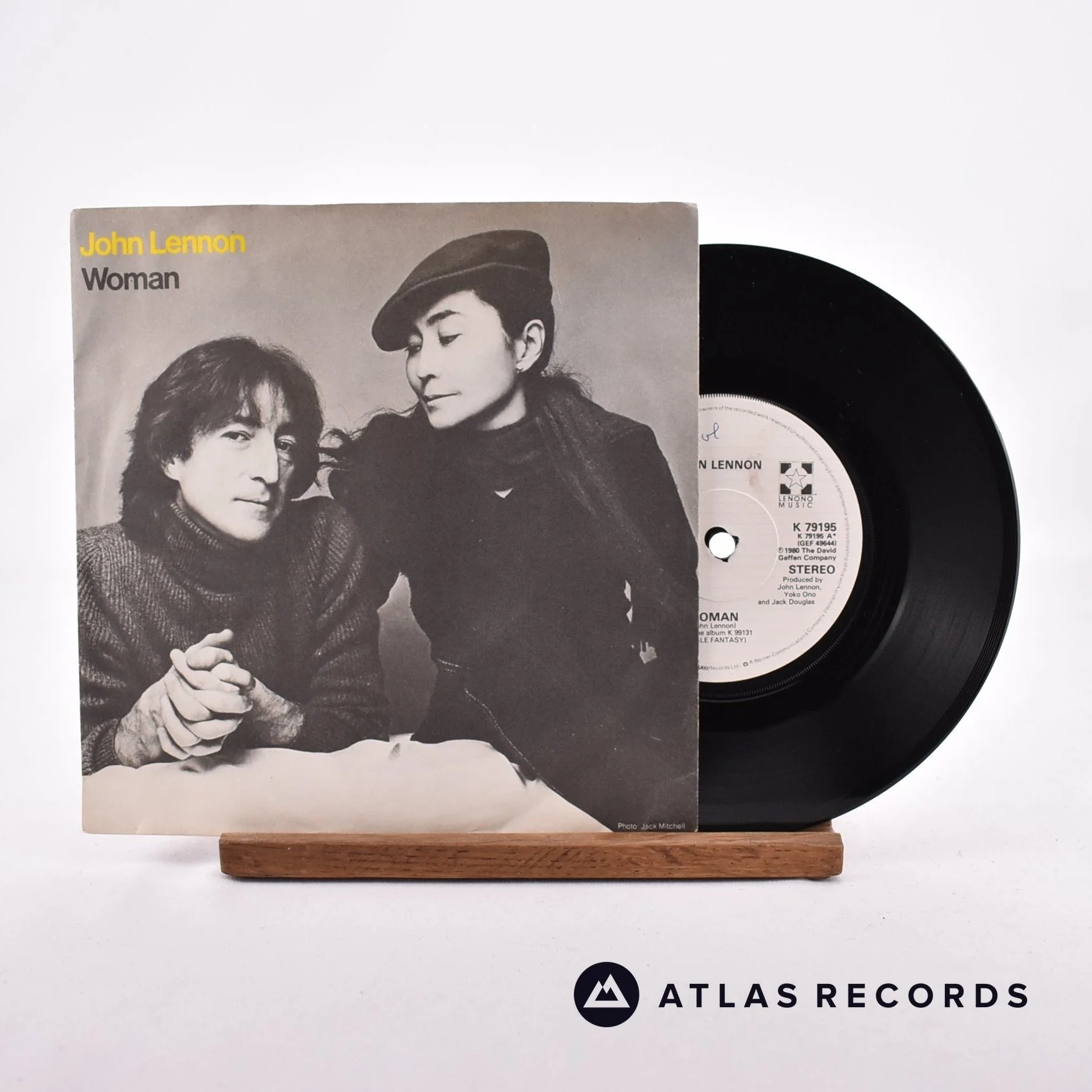 John Lennon - Woman - 7" Vinyl Record - EX/EX