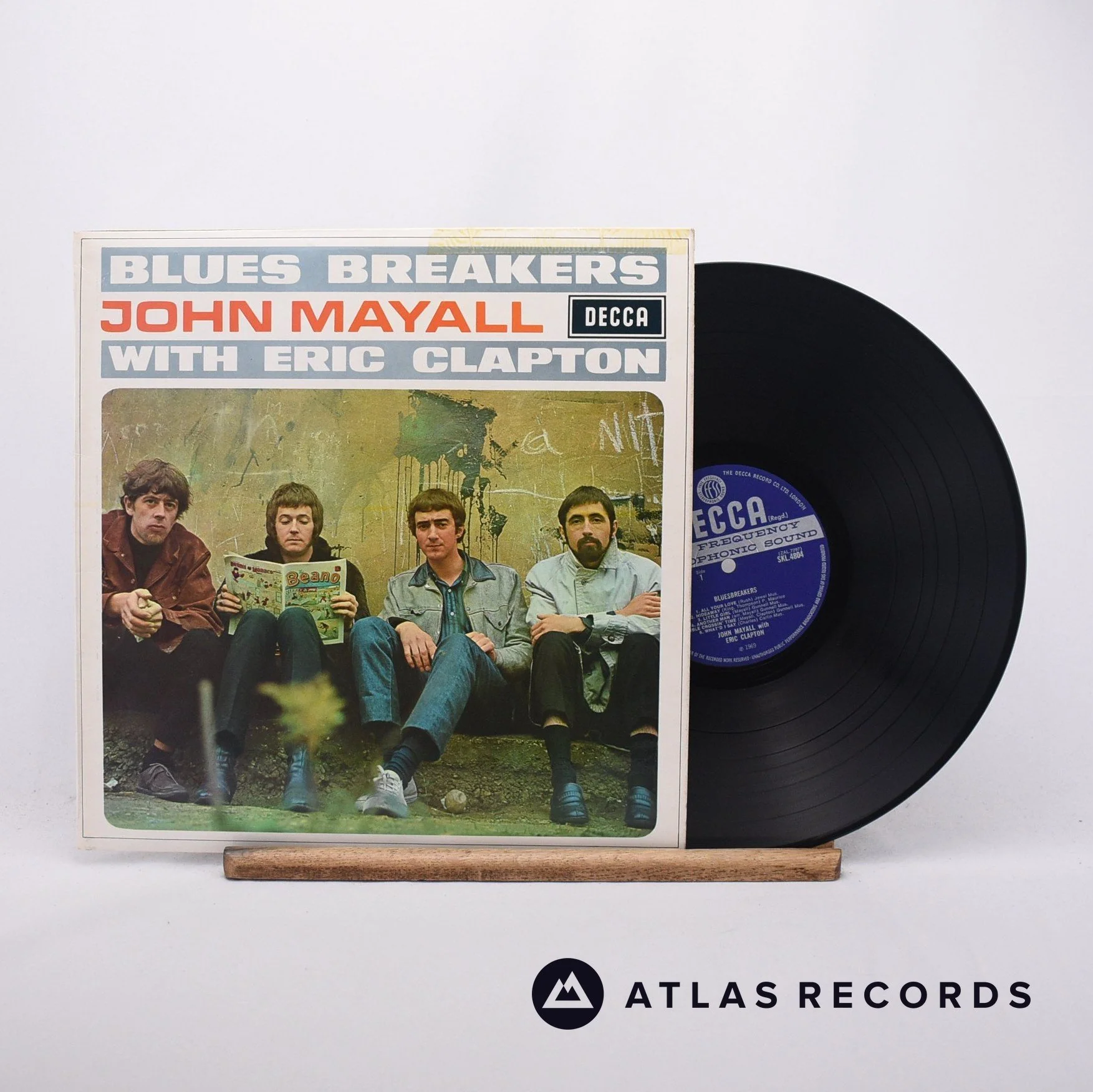 John Mayall - Blues Breakers - Reissue Stereo P-1W LP Vinyl Record - VG+/EX