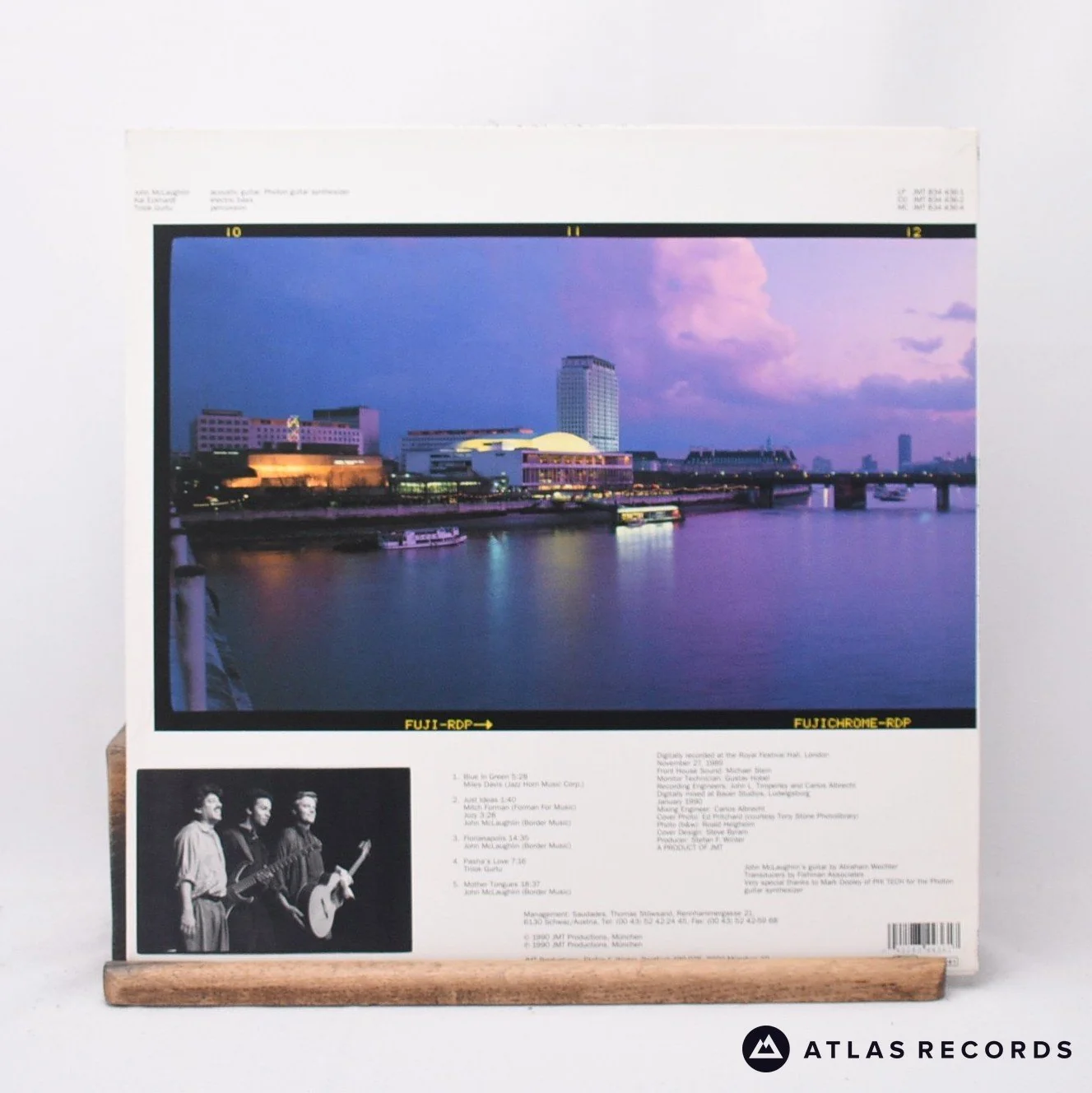 John McLaughlin Trio - Live At The Royal Festival Hall - LP Vinyl Record - EX/EX - Image 2
