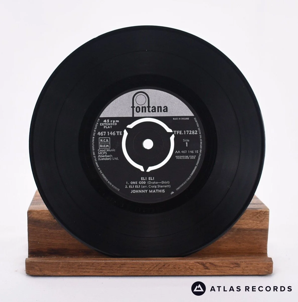 Johnny Mathis - Eli Eli - 7" EP Vinyl Record - VG+/VG - Image 3