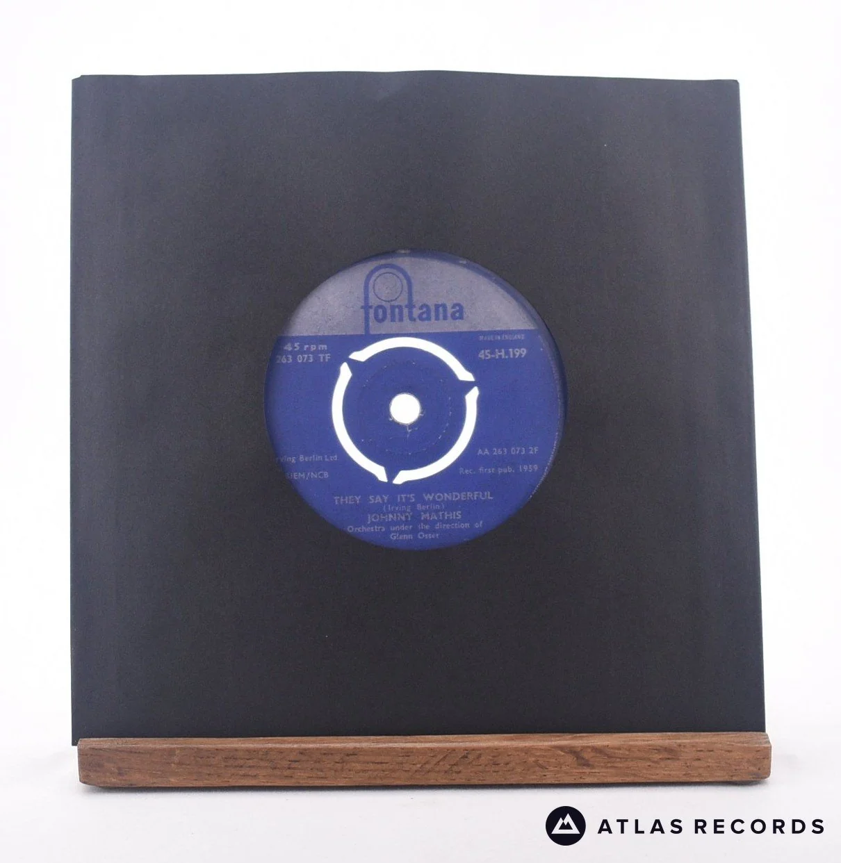 Johnny Mathis - Someone - 7" Vinyl Record - VG