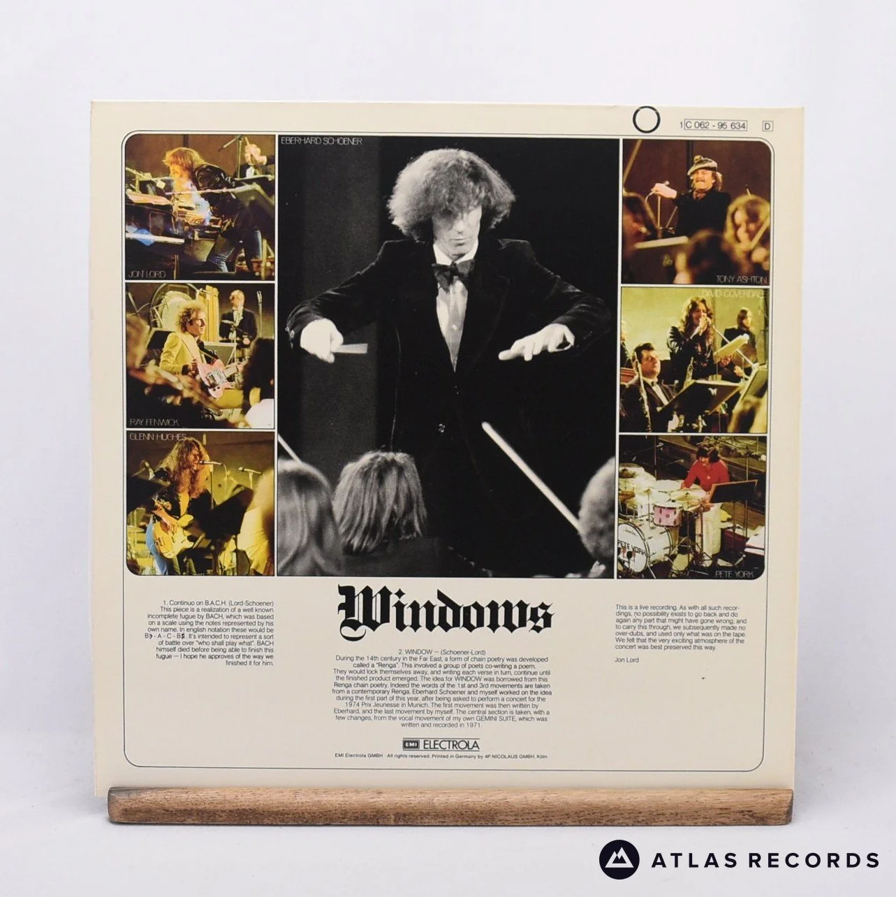 Jon Lord - Windows - LP Vinyl Record - EX/EX - Image 3